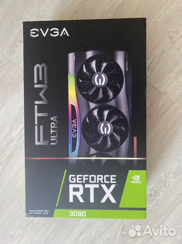 Видеокарта evga RTX 3090 ultra gaming новая