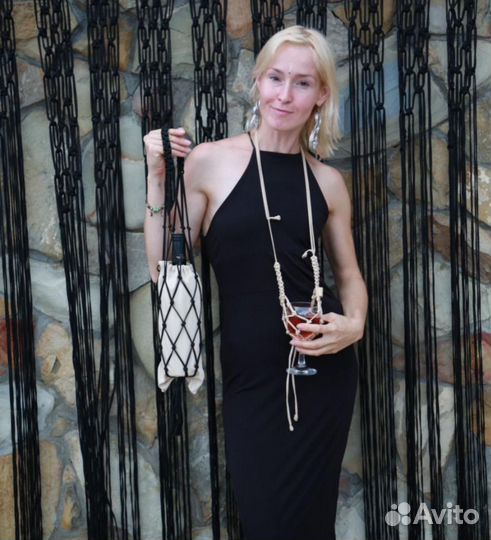 Новый держатель для бокалов фужеров на шею