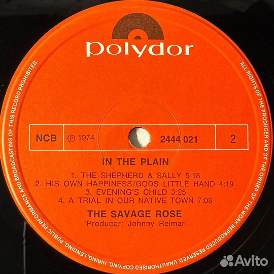 The Savage Rose – In The Plain (1974г.)