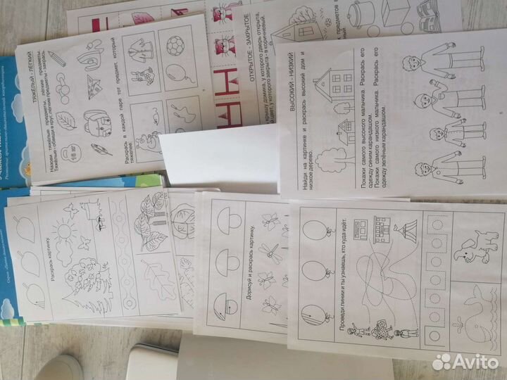Детские книги, тетради развивающие от 4лет