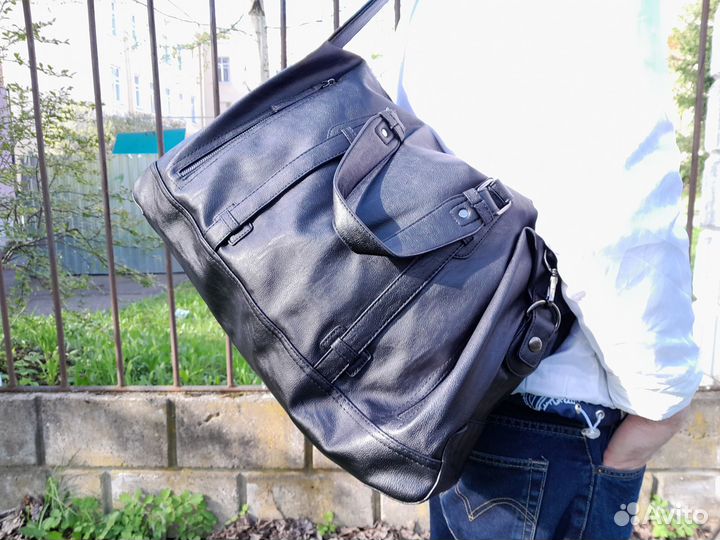 Мужская кожаная сумка