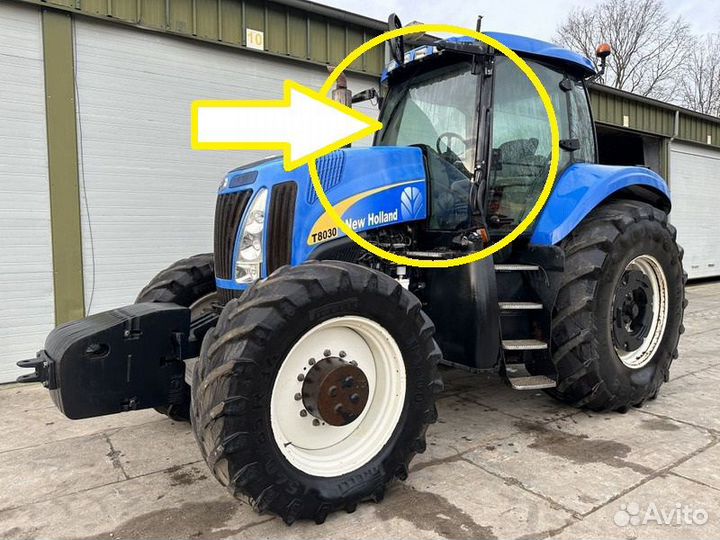 Стекло лобовое New Holland T 8020 / 8030