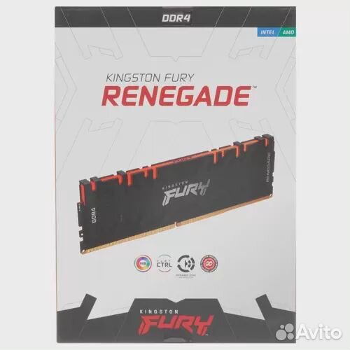 64Gb 3600 Kingston fury renegade (KF436C18rbak2/64