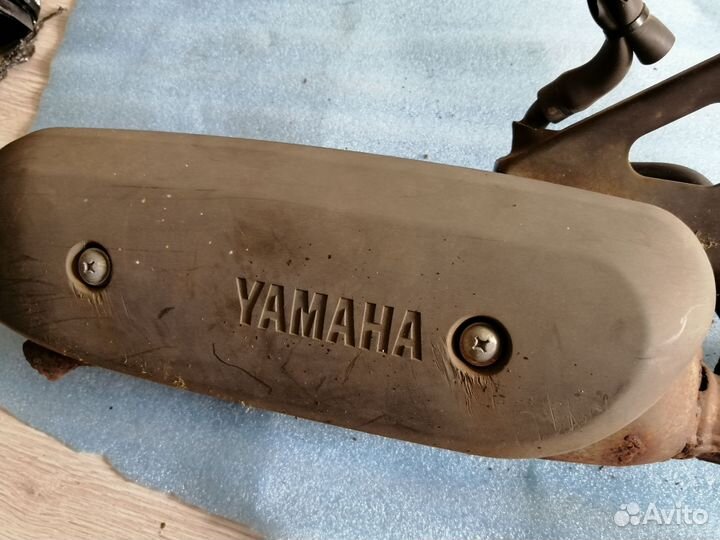 Глушитель с беспробежного мопеда Yamaha Jog