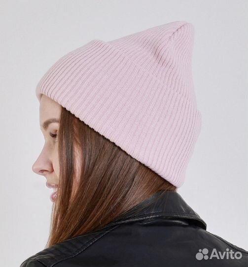 Шапка женская розовая новая