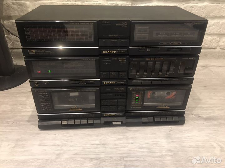 Sanyo ja6100 Усилитель Дека кассетная и тюнер