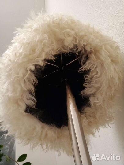 Шапка новая натур.мех коза