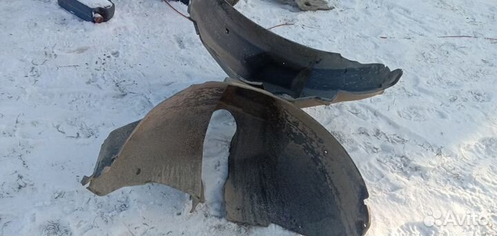 Защита крыла пластмассовая (подкрылок задний) Audi