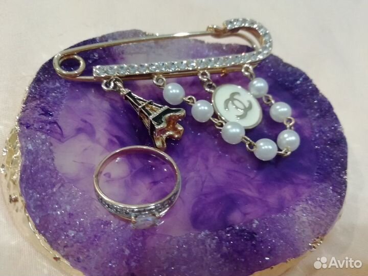 Подставка для колец. Срез. Декор. Свадебное