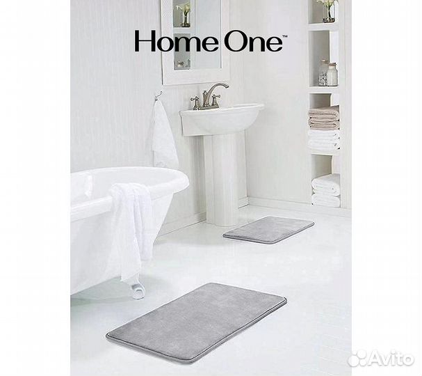 Набор ковриков для ванной и туалета с эффектом пам