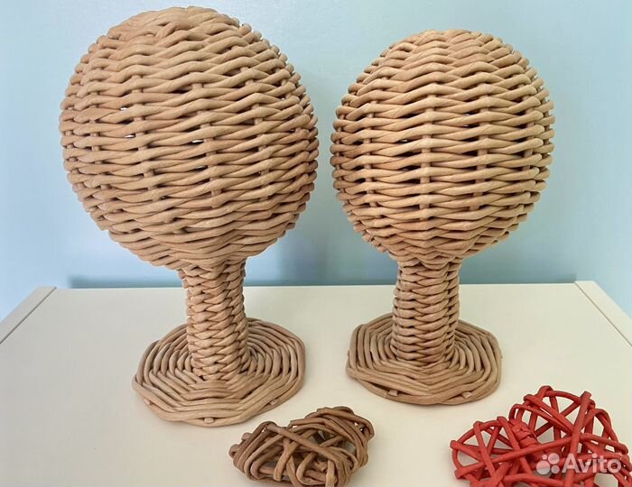 Маникен головы плетенный