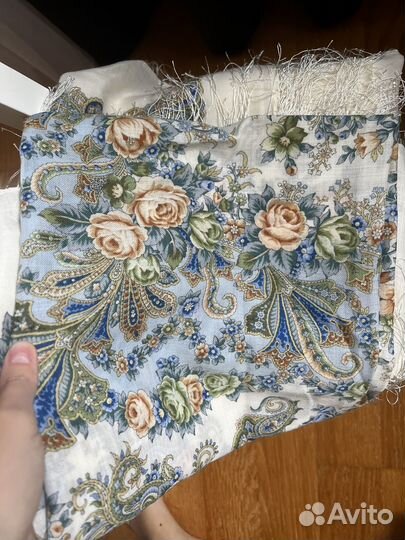 Павлопосадский платок шерсть новый