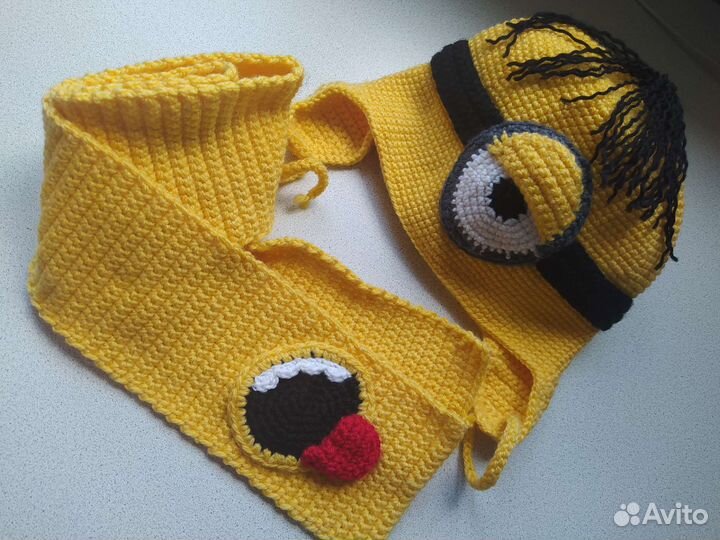 Комплект шапка и шарф