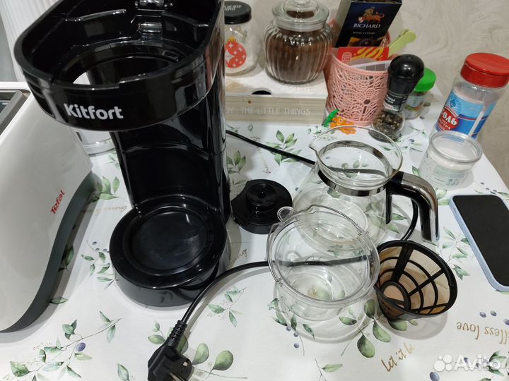 Капельная кофеварка kitfort kt-759