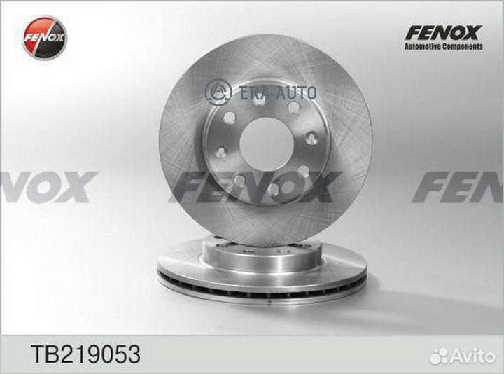 Fenox TB219053 Торм.диск пер.236x20 6 отв