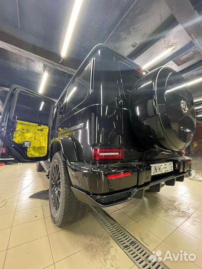 Комплекс шумоизоляция салона на Mercedes G