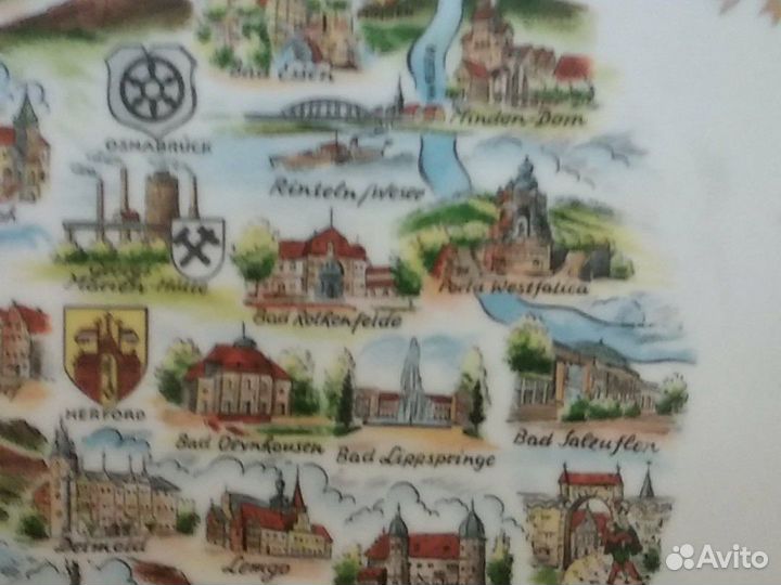 Тарелка Bavaria, винтаж 80-х, есть минус