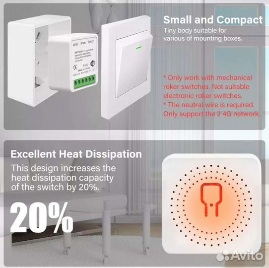 WiFi выключатель переключатель для умного дома