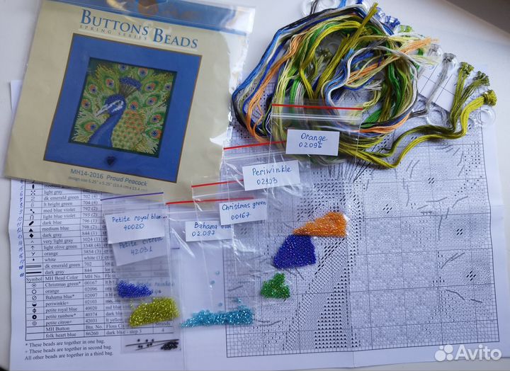 Остатки Mill Hill павлин