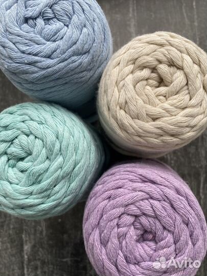 Шпагат хлопоковый доя рукоделия, макраме 100 м