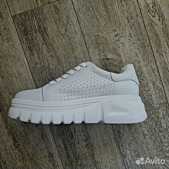 Кеды женские натуральная кожа