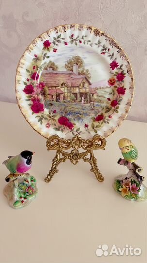 Тарелка настенная,фарфор,винтаж