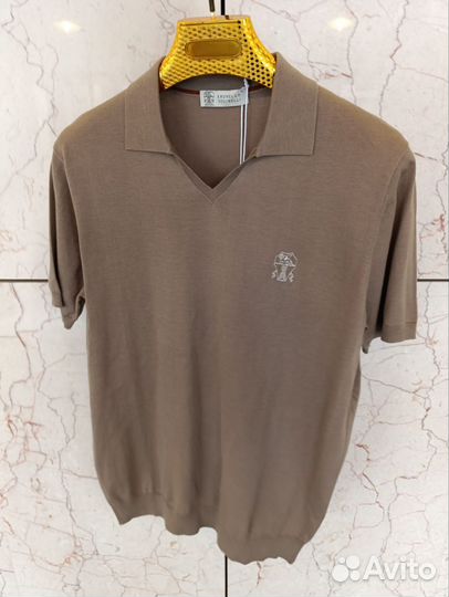 Футболка поло brunello новая