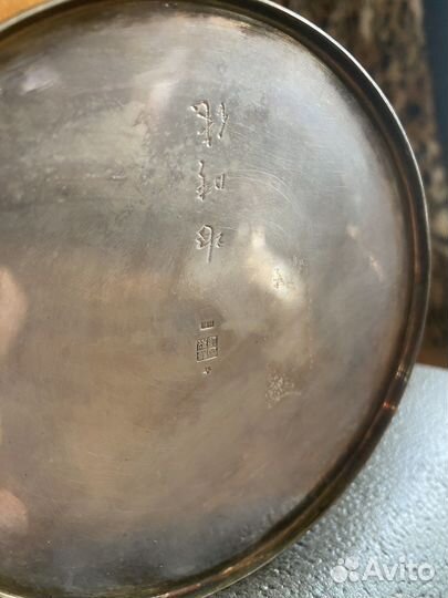 Серебро ваза Япония 847гр