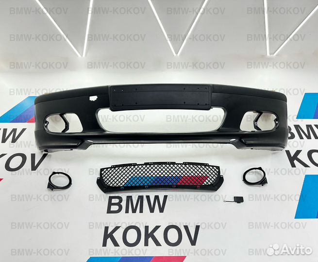 Передний бампер М пакет М тех BMW E46 е46