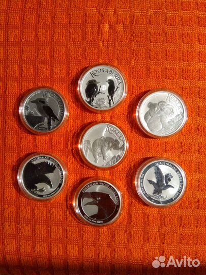 Австралия 2020- 2023г Кукабарра, Клинохвостый орёл