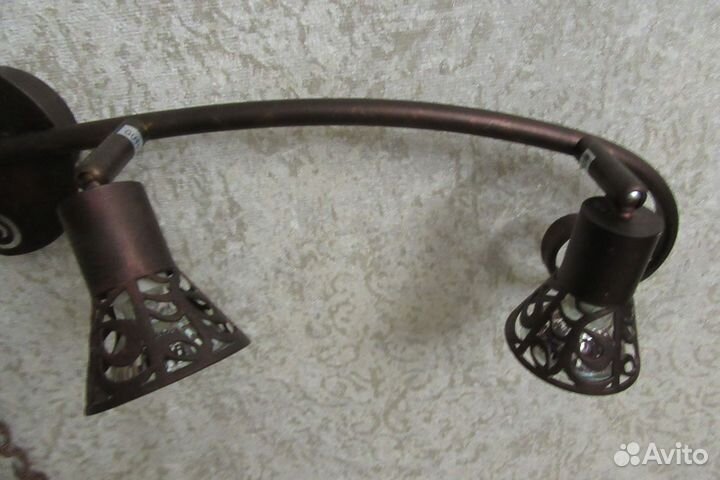 Настенный светильник бра бронза