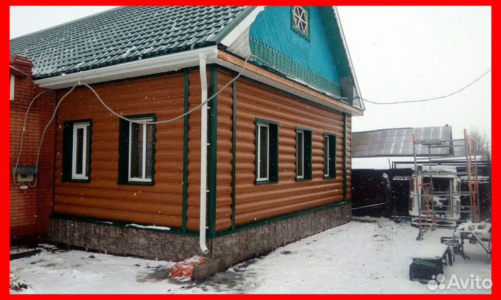 Фасад дома из сайдинга