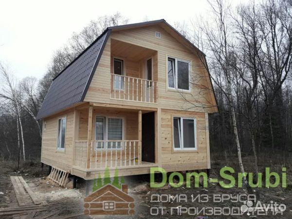 Новая Ладога. Хорошая Баня из бруса Б-27 (6х8)