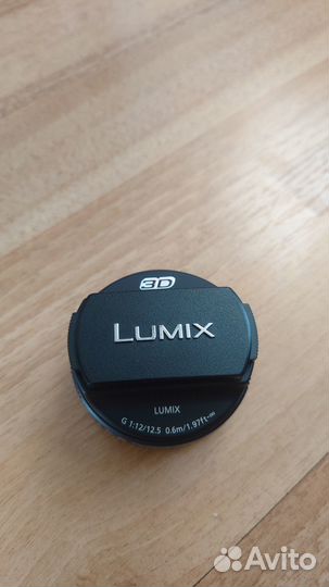 3D объектив Panasonic Lumix G 12.5mm F12