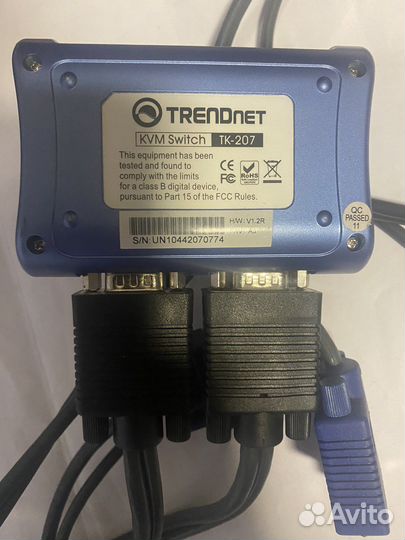Kvm переключатель Trendnet TK-207