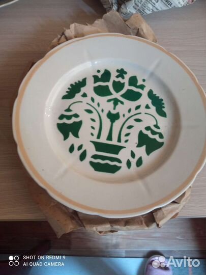 Тарелки Дружковского фарфорового завода