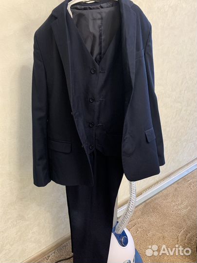 Школьная форма для мальчика 140 синяя