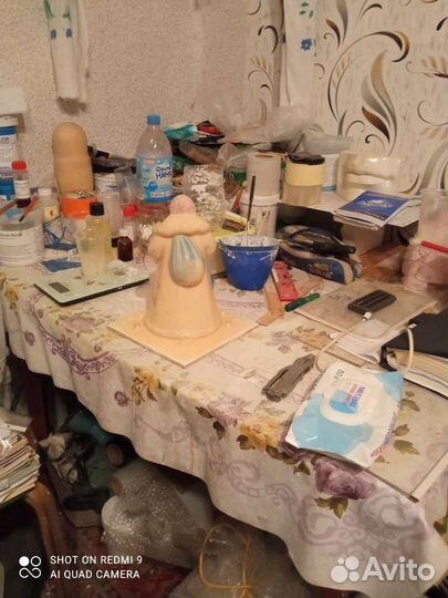 Изготовление силиконовых форм и литье гипса