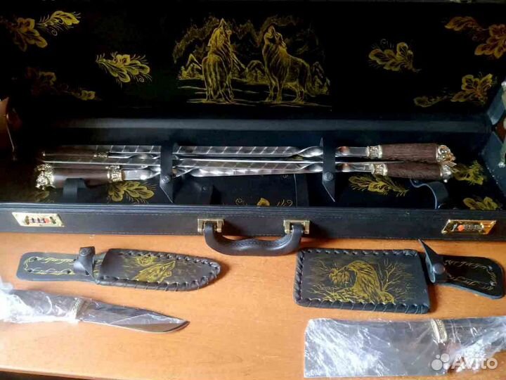 Набор шампуров в кейсе