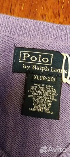 Ralph Lauren. Джемпер/пуловер новый XL, р170+