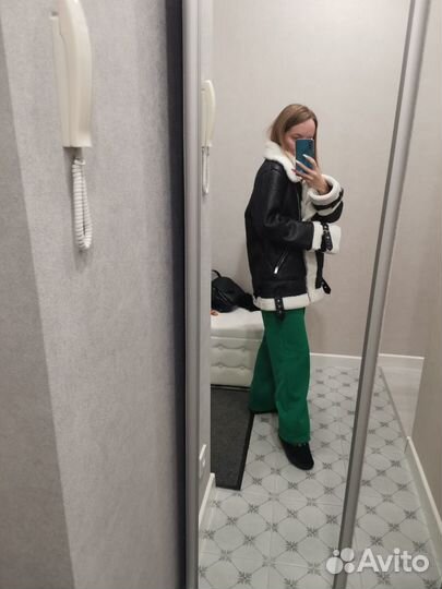 Дубленка зимняя женская новая