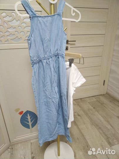 Комбинезон деним джинс 128