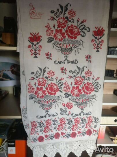 Старинные украинские рушники полотенца