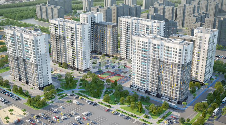 2-к. квартира, 68,4 м², 7/18 эт.