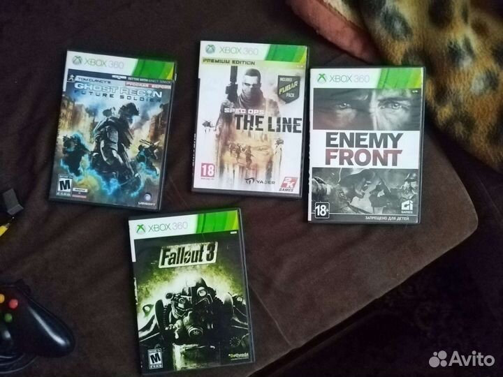 Игровая приставка xbox 360 slim прошитая с играми