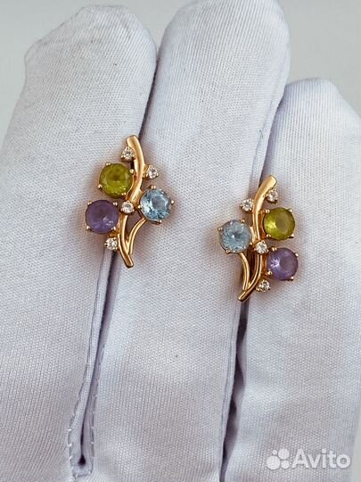 Золотые Серьги 585 пробы. Рассрочка