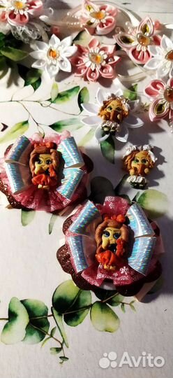 Бантики в серединке с куколкой