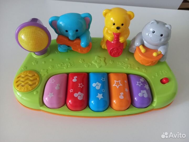 Детский синтезатор пианино Джунгли