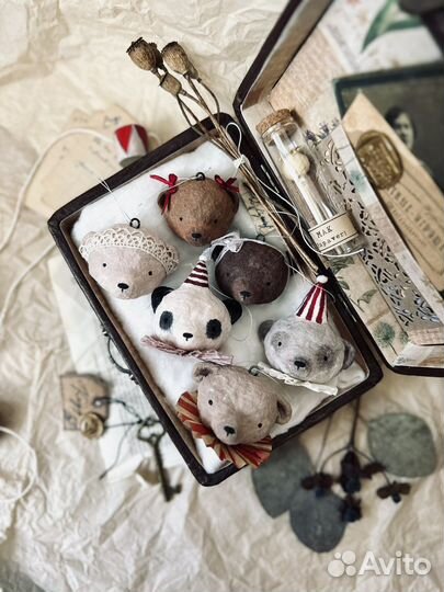 Ватные игрушки Мишки