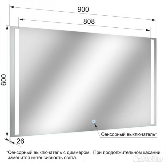 Зеркало с подсветкой